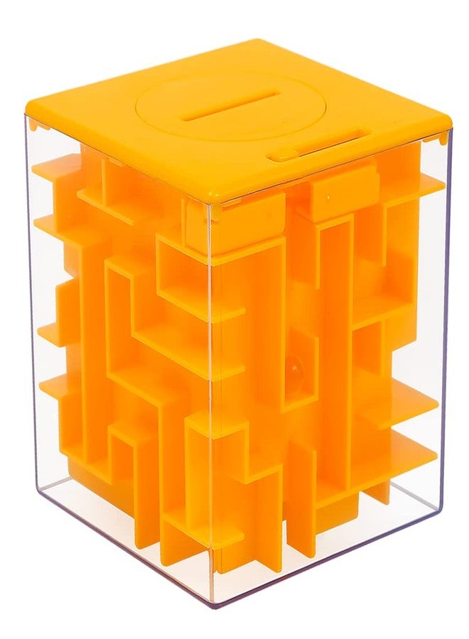 ThinkMax Money Maze Puzzle Box for Kids and Adults, Perfect Money Holder Maze Puzzle Gift Box (Orange) - Image 2